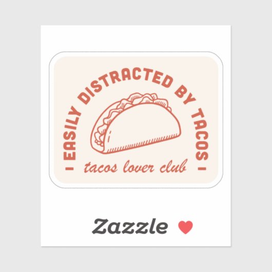 タコス愛好会 シール (シート)