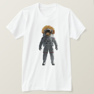 タコス愛好家とスペースファンのためのコズミックフード・ユーモアTシャツ Tシャツ