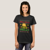 タコス愛好家のためのメキシコ料理 - ジングルベルタコシェル Tシャツ (正面フル)