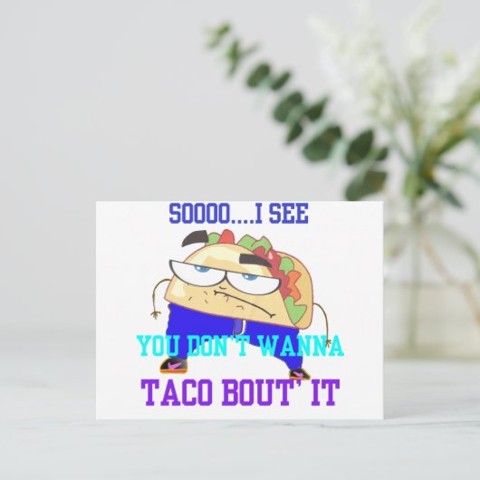 タコス氏 ポストカード (スタンド正面)