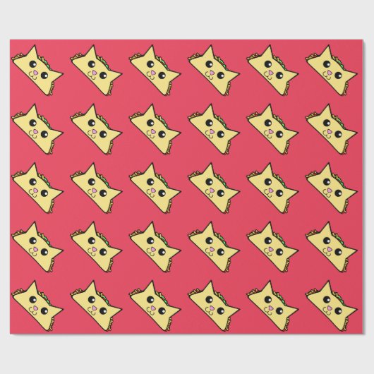 タコス猫 ラッピングペーパー (フラット)