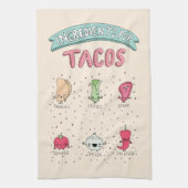 タコス用成分 キッチンタオル (縦)