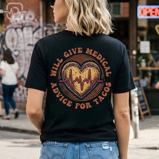 タコス看護師Cinco deのための医療アドバイスを提供します Tシャツ