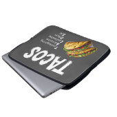 タコス祈りの言葉エレクトロニクスバッグ ラップトップスリーブ (正面下部)