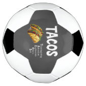 タコス祈りの言葉サッカーボール サッカーボール (回転)