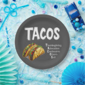 タコス祈りの言葉紙プレート ペーパープレート (パーティー)
