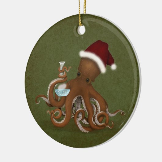 タコス科学者スチームパンク·刺激を受けたヴィンテージ セラミックオーナメント (左)