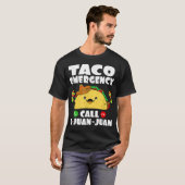 タコス緊急Tシャツコール9ファンファンシおもしろいン Tシャツ (正面フル)