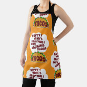 タコス考えのおいしいフードユーモアのパターンについて エプロン (インサイチュ)
