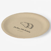 タコス誕生日パーティー ペーパープレート (アングル)