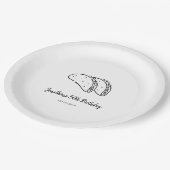 タコス誕生日パーティー ペーパープレート (アングル)