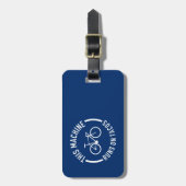 タコス走のマシン ラゲッジタグ (正面縦)