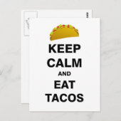 タコス食べ ポストカード (正面/裏面)