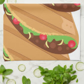 タコス キッチンタオル (折り畳み)