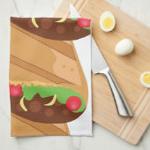 タコス キッチンタオル (四つ折り)