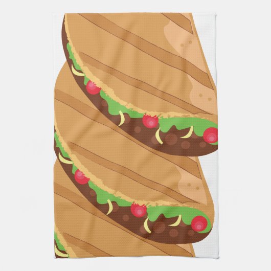 タコス キッチンタオル (縦)