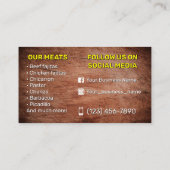 タコス・サービス・ビジネス・カード 名刺 (裏面)