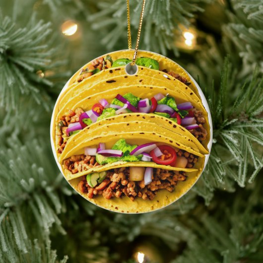タコス セラミックオーナメント (ツリー)