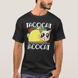 タコス タコキャット スペリング フォー キャット フェリン メキシカン フード Tシャツ