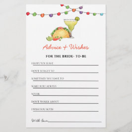 タコス&テキラフィエスタシャワーアドバイス&ウィッシュ