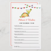 タコス&テキラフィエスタシャワーアドバイス&ウィッシュ (正面/裏面)