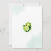 タコス&テキラマルガリタアダルトバースデーパーティー 招待状 (裏面)