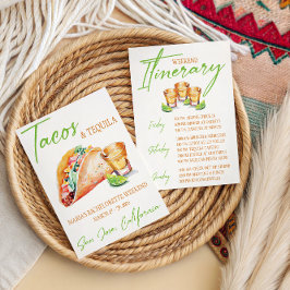 タコス&テキーラバチェロレッテ週末パーティー 招待状