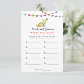 タコス＆テキーラ "どこにいたの" シャワーゲーム 招待状 (スタンド正面)