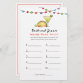 タコス&テキーラ「どこにいた」シャワーゲーム (正面/裏面)