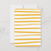 タコス テキーラ & ビア メニュー選択 RSVP カード (裏面)