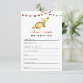 タコス＆テキーラ フィエスタ シャワーのアドバイスと願い 招待状 (スタンド正面)