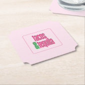 タコス テキーラ メキシカン テーマ ペーパーコースター (アングル)