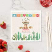 タコス&テディベアーズサボイ赤ちゃんシャワーフェスタ スタンダードランチョンナプキン (インサイチュ)