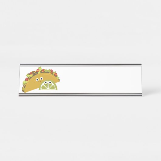 タコス デスクネームプレート (正面)