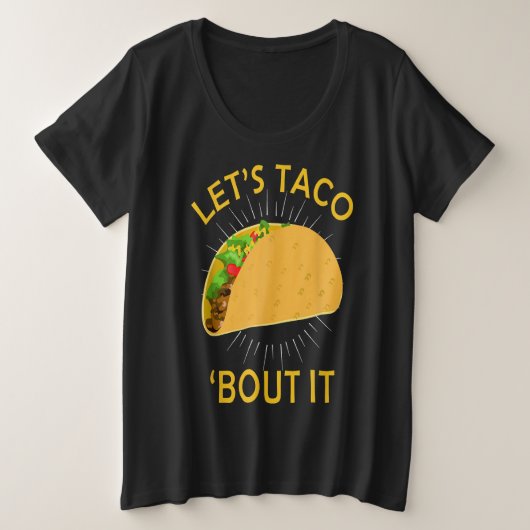 タコス・デ・マヨ・ギフト プラスサイズTシャツ (デザイン正面)