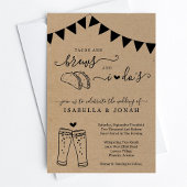 タコス&ブリュースと私の結婚式招待状 招待状