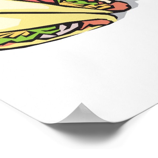 タコス ポスター (角)