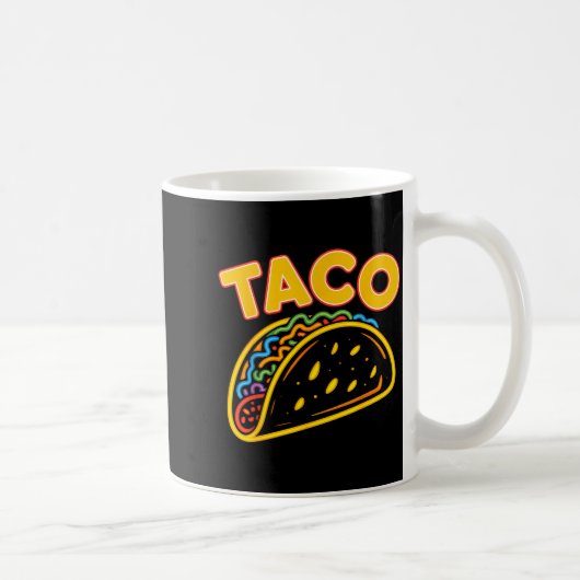タコス メキシカン料理 コーヒーマグカップ (右)