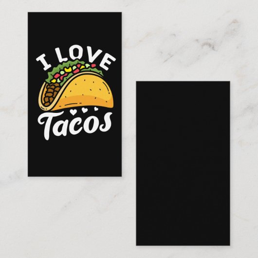 タコス·メキシコ料理愛好家シンコ·デ·マイヨ 名刺 (正面/裏面)