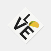 タコス・ラブ スタンダードカクテルナプキン (角)