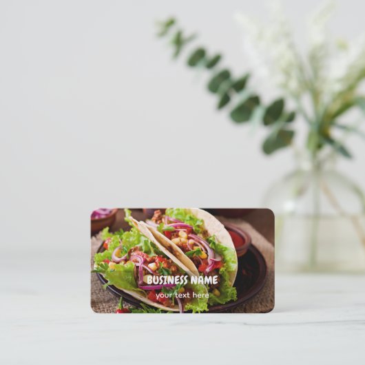 タコス 名刺 (スタンド正面)