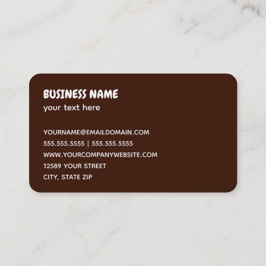 タコス 名刺 (裏面)