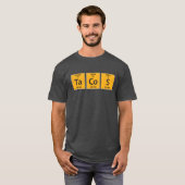 タコス 周期表 食品 科学 おもしろ Tシャツ (正面フル)