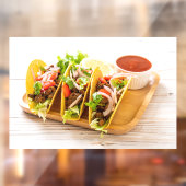 タコス 肉 メキシコ料理 画像 レストラン  ウィンドウサイン (シート2)