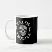 タコス&amp; Tequila Mexican Food Drink Tee Men コーヒーマグカップ (左)