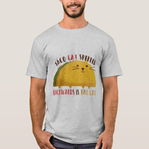 タコスCATの人のための写実的でユニークなギフトのアイディア Tシャツ