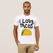 タコスTシャツが大好き Tシャツ (正面フル)