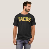 タコスWorkou食品男性女性 Tシャツ (正面フル)