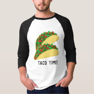 タコタイムかわいいタコス Tシャツ