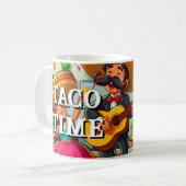 タコタイムのフィエスタ コーヒーマグカップ (正面左)